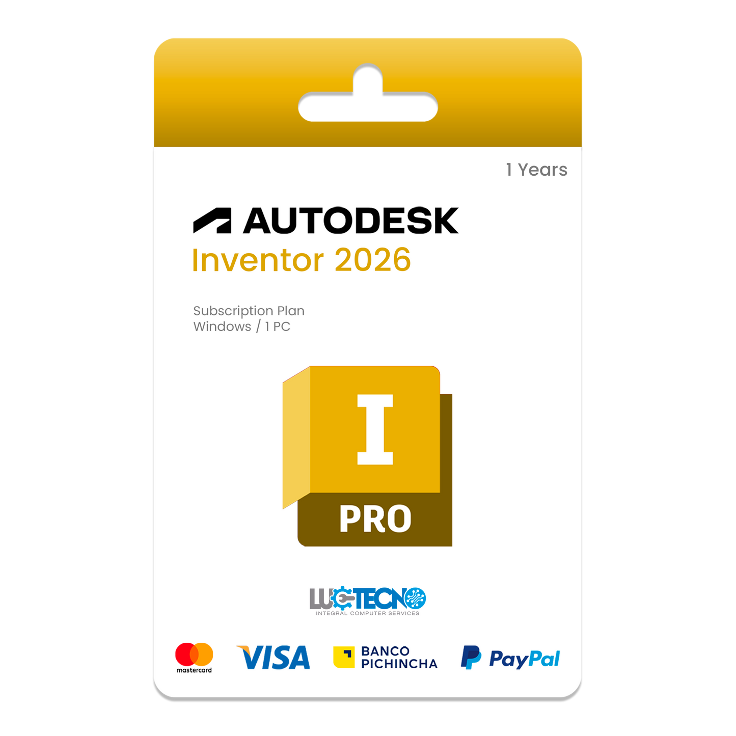 Autodesk Inventor 2026 – Diseño mecánico 3D de precisión profesional