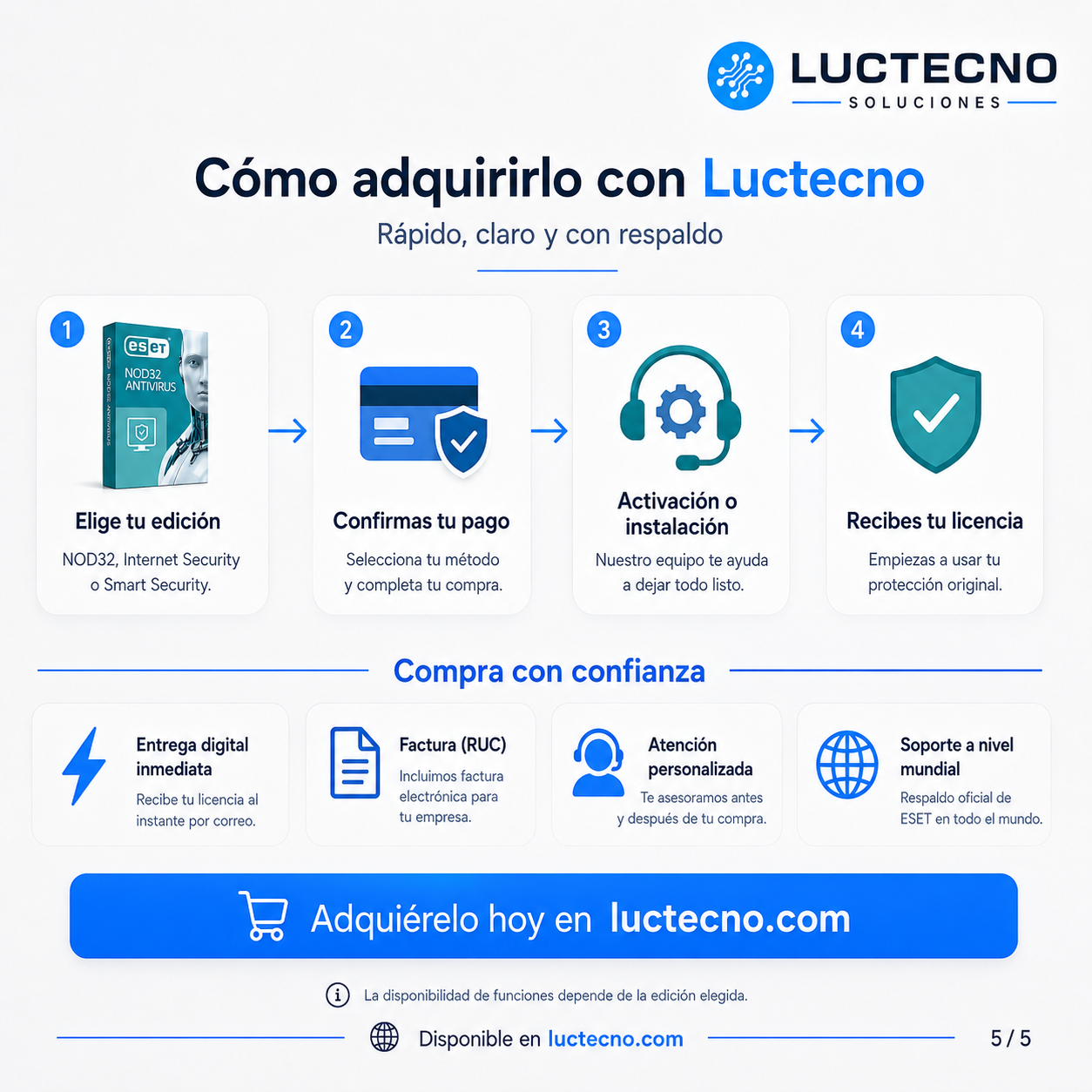 ESET 2026 pour Windows et Mac | Licence originale 12 mois, antivirus, sécurité internet et protection avancée