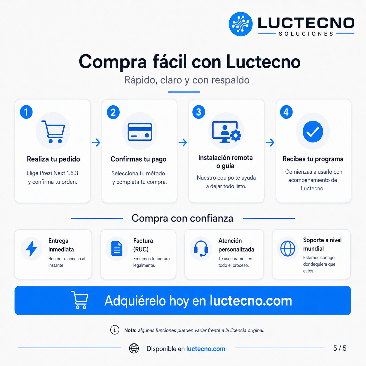 Prezi Next 1.6.3 para Windows | Presentaciones dinámicas, visuales y profesionales