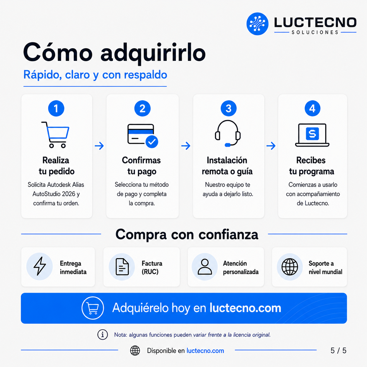 Autodesk Alias AutoStudio 2026 para Windows | 1 Equipo | Permanente | Diseño automotriz, superficies Class-A, modelado conceptual y diseño industrial avanzado