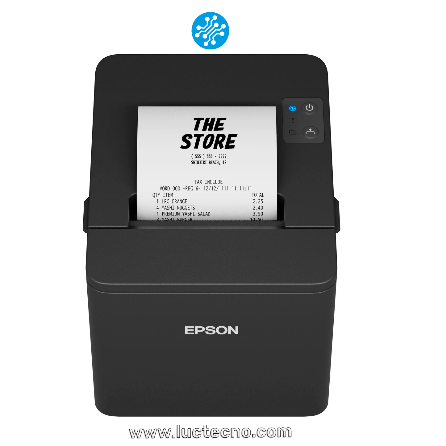 IMPRESORA EPSON TERMICA TM-T20IV-SP-022 250 MM USB, ETHERNET, SERIAL NEGRO C31CL47022 GARANTIA 12 MESES