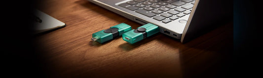 Memoria USB Kingston DataTraveler Duo 128GB USB-A + USB-C 3.2 Gen 1 – Tapón deslizante