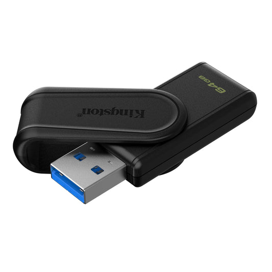 Memoria USB Kingston DataTraveler Exodia S 64GB USB 3.2 Gen1 – Tapón giratorio