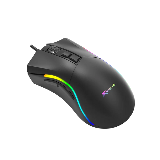 Mouse Gamer Xtrike-Me GM-226 7200 DPI – RGB (13 efectos), 7 Botones, Cable Trenzado 1,5 m