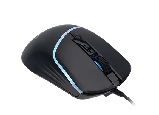 Mouse Gamer Xtrike-Me GM-322 BK 7200 DPI – RGB, 7 Botones, Cable Trenzado 1,5 m