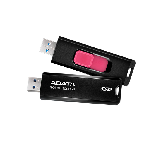 SSD Externo ADATA SC610 1TB USB 3.2 Gen2 – 550MB/s, formato tipo pendrive