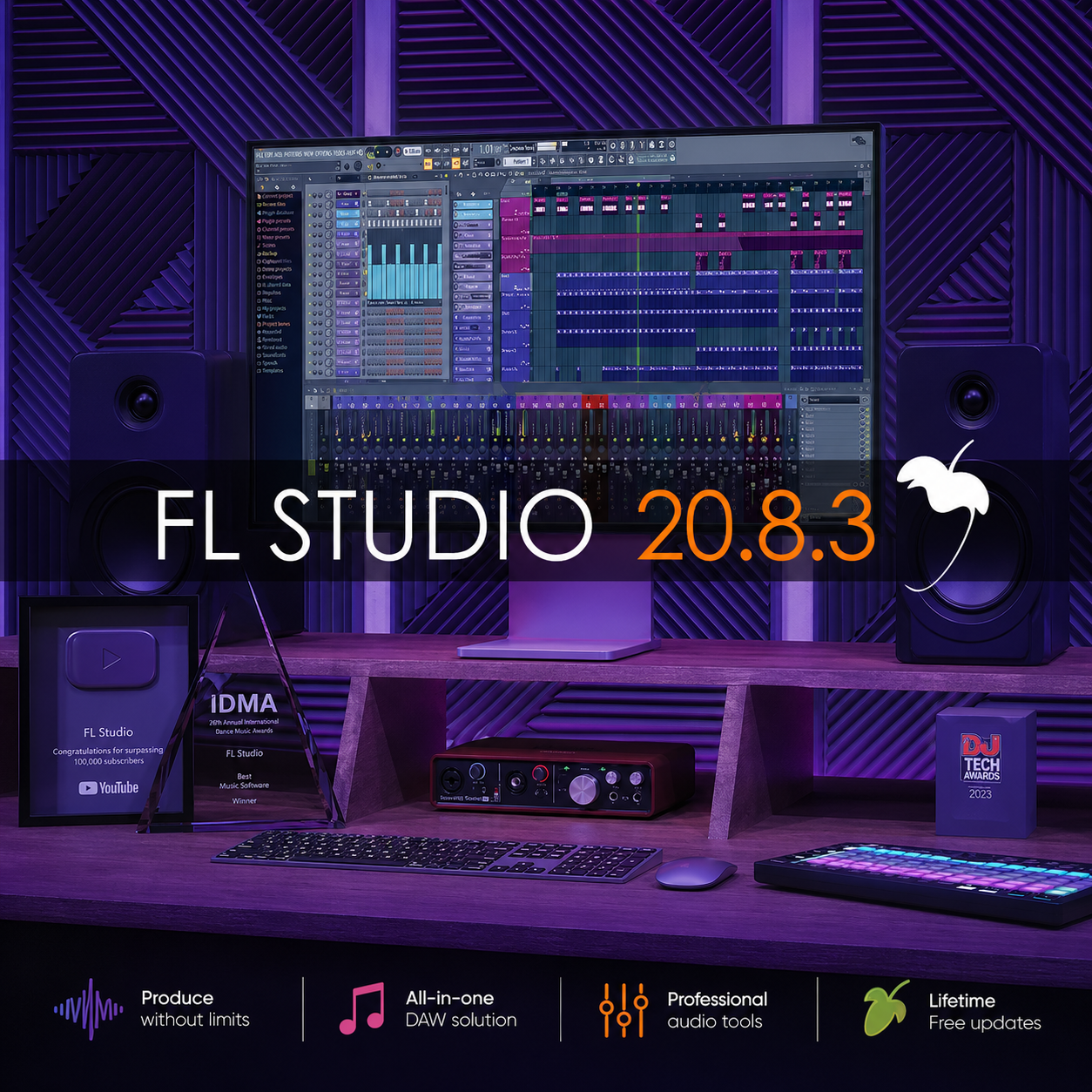 FL Studio 20.8.3 (Mac) | 1 Equipo | Permanente
