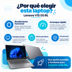 Lenovo V15 G5 IRL: ventajas para estudio, oficina y productividad diaria