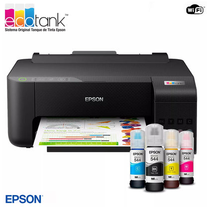 IMPRESORA EPSON ECOTANK L1250 WIFI SMART PANEL FUNCION UNICA SISTEMA TINTA CONTINUA C11CJ71301 GARANTIA 12 MESES