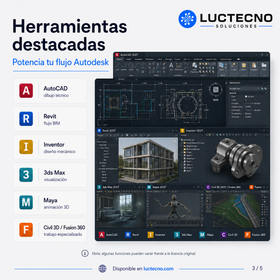 Autodesk Suite 2027 Full Suite para Windows | Paquete CAD, BIM, diseño 3D, ingeniería y arquitectura por 12 meses