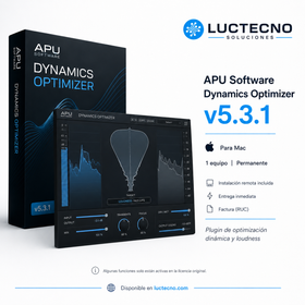 APU Dynamics Optimizer v5.3.1 para Mac | Optimización de loudness y dinámica de audio