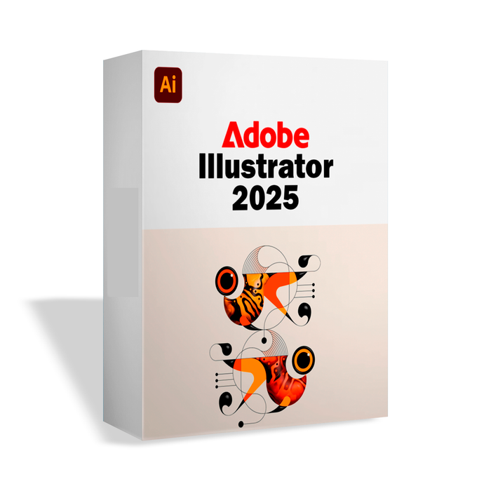 Adobe Illustrator 2025 (Windows / Mac) | 1 Equipo | Permanente