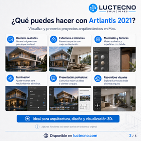 Artlantis 2021 para Mac | Renderizado 3D para arquitectura, diseño e interiores