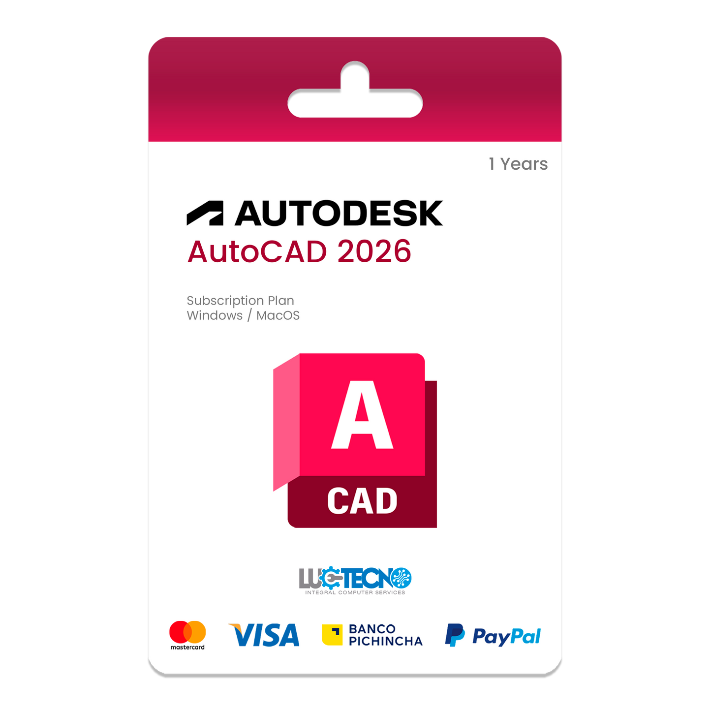 Autodesk AutoCAD 2026 – Diseño preciso, potencia profesional