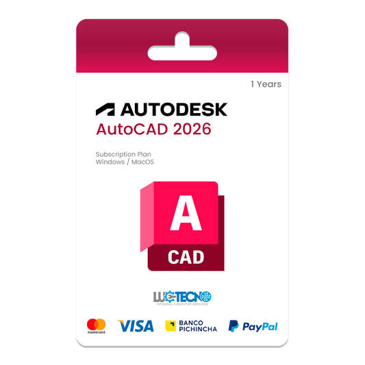 Autodesk AutoCAD 2026 – Diseño preciso, potencia profesional