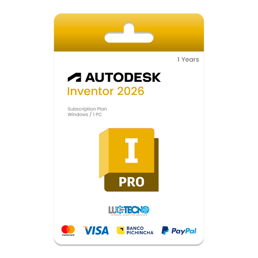 Autodesk Inventor 2026 – Diseño mecánico 3D de precisión profesional