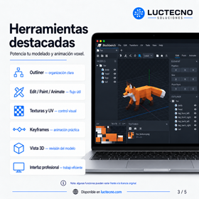 Blockbench 5.2.1 para Mac | Software gratuito de modelado 3D Low Poly, Pixel Art, texturizado, animación y creación de modelos para videojuegos