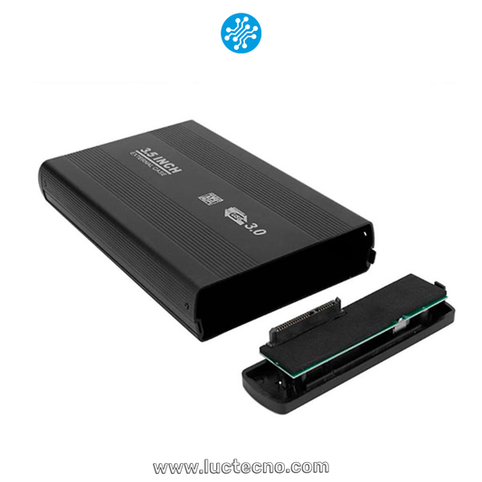 Cápsula para Disco Duro Externo 3.5" SATA / USB 3.0 – Conexión Rápida y Segura