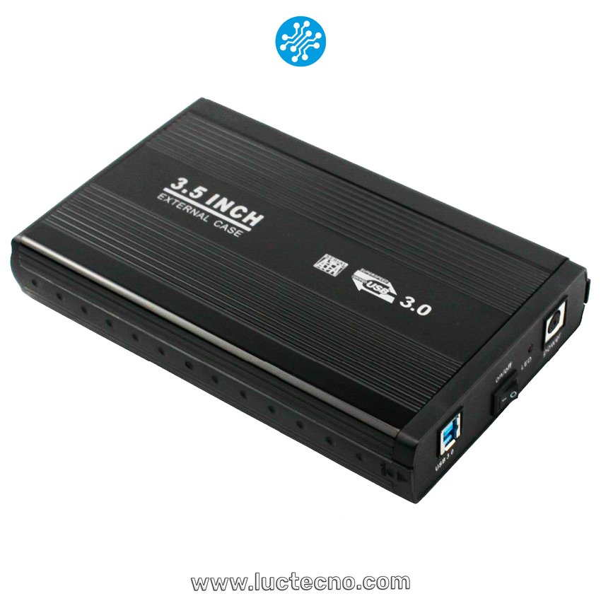 3.5" SATA / USB 3.0 External Hard Drive Enclosure - Fast and Secure Connection