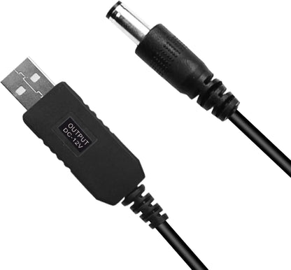 Cable Convertidor USB-A a DC 12V / Universal para P/Router