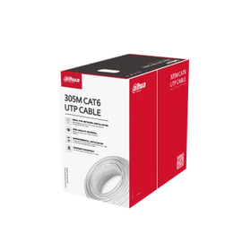 Cable UTP DAHUA CAT6 / 305 Metros / 100% Cobre / Retardante de Fuego