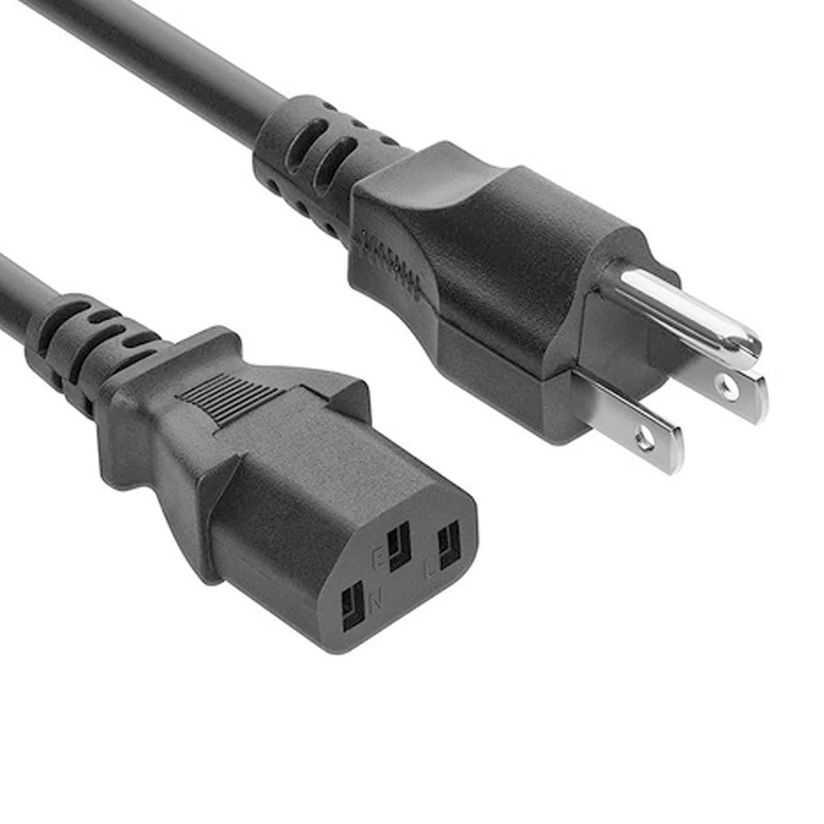 Cable de Poder para PC o Torre / Conector NEMA 5-15P a C13