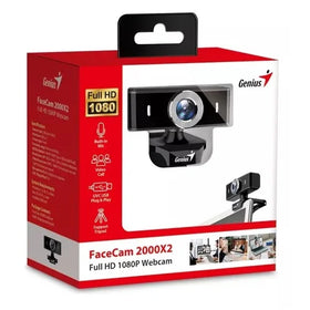 Genius FaceCam 2000X2 Webcam / Full HD 1080p / Integrated Microphone / Plug & Play