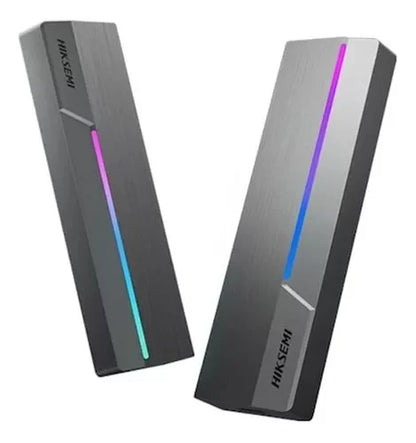 Cápsula HIKSEMI M.2 MDR1 para SSD NVMe/SATA / USB 3.2 Tipo-C 10Gbps / RGB ASUS Aura SYNC / Aluminio