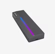Cápsula HIKSEMI M.2 MDR1 para SSD NVMe/SATA / USB 3.2 Tipo-C 10Gbps / RGB ASUS Aura SYNC / Aluminio