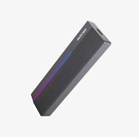 Cápsula HIKSEMI M.2 MDR1 para SSD NVMe/SATA / USB 3.2 Tipo-C 10Gbps / RGB ASUS Aura SYNC / Aluminio