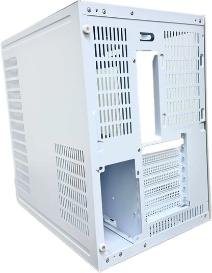 Case WJCOOLMAN CA-020 White / ATX / Vidrio Templado 270° / Soporte Refrigeración Líquida / Sin Fuente