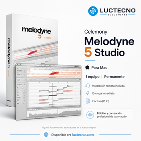 Celemony Melodyne 5 Studio for Mac | Vocal Correction, Tuning, and Professional Audio Editing