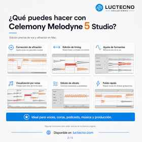 Celemony Melodyne 5 Studio for Mac | Vocal Correction, Tuning, and Professional Audio Editing