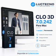 CLO 3D 7.0.242 para Mac | Diseño de moda, patronaje digital y simulación 3D de prendas