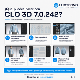 CLO 3D 7.0.242 for Mac | Fashion design, digital patternmaking, and 3D garment simulation