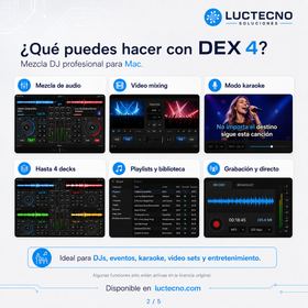 DEX 4 for Mac | Professional DJ, Video Mixing and Karaoke Software