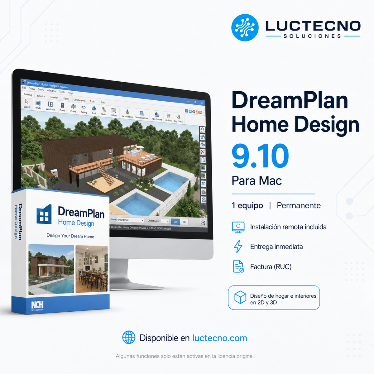DreamPlan Home Design 9.10 for Mac | 2D/3D Home, Interior and Landscape Design