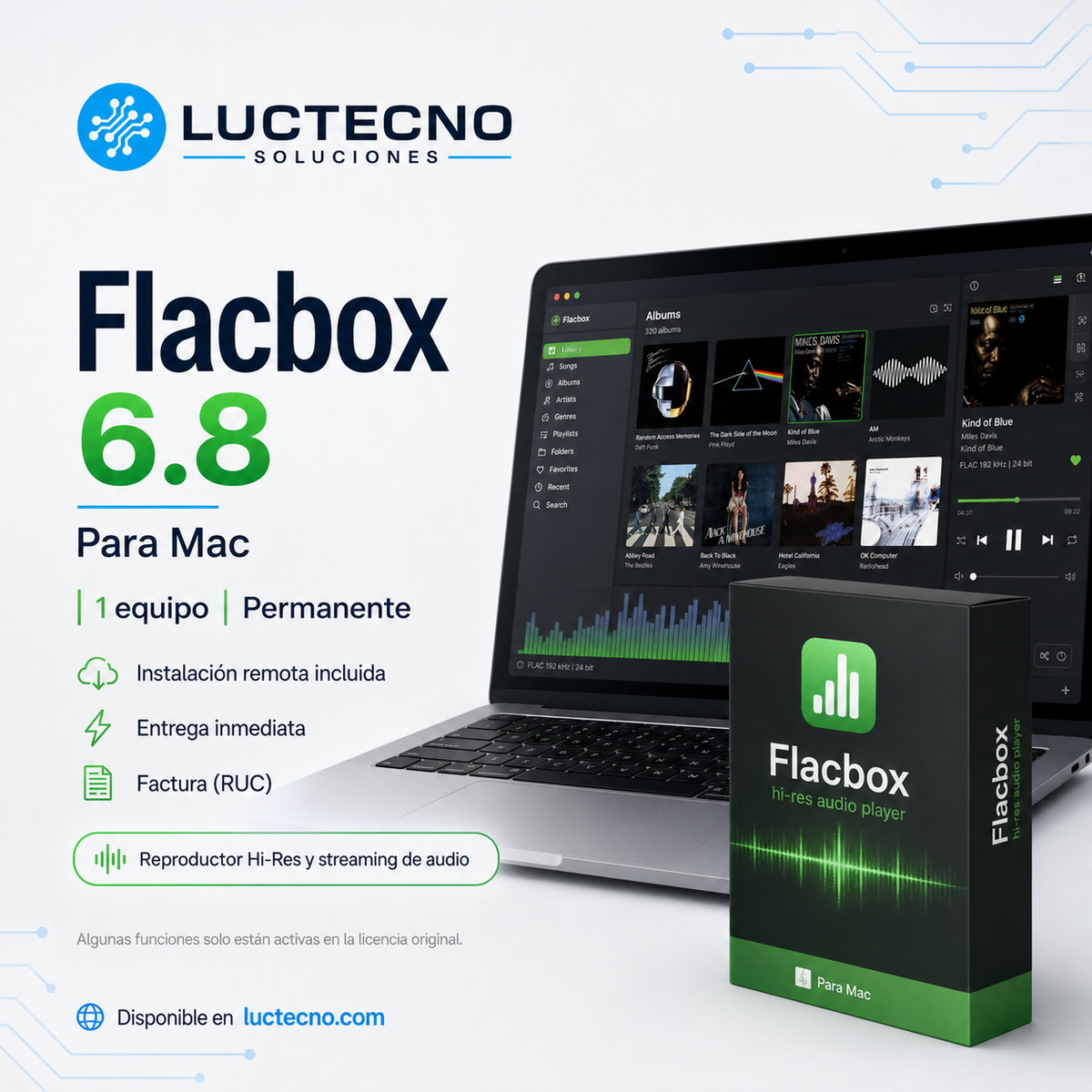 Flacbox 6.8 for Mac | Hi-Res Music Player and Audio Manager