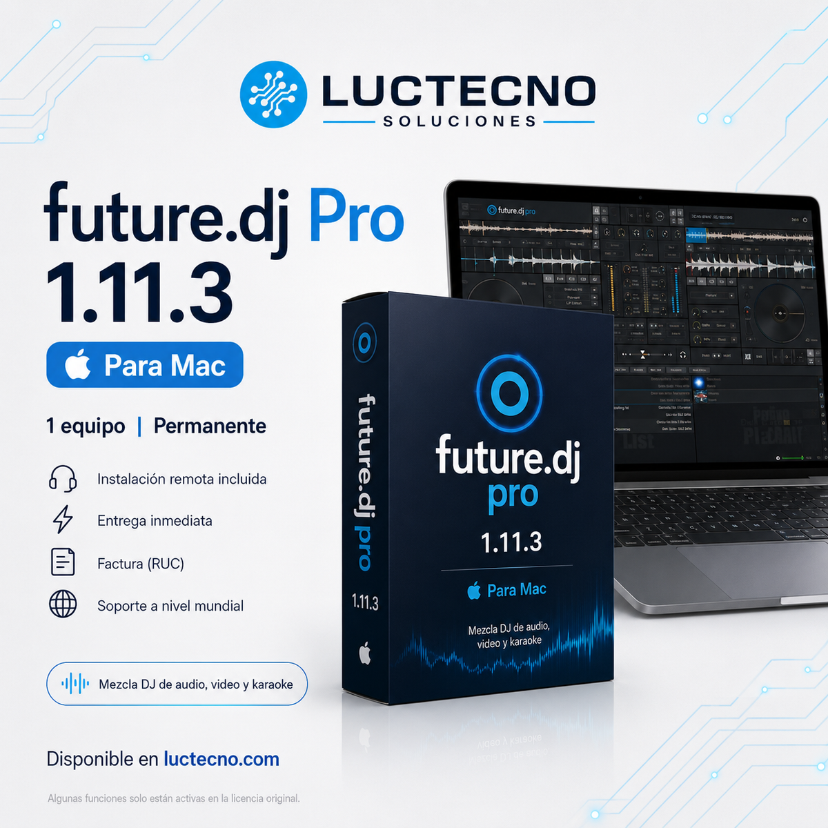 Future.dj Pro 1.11.3 for Mac | DJ, Video Mixing, and Karaoke Software