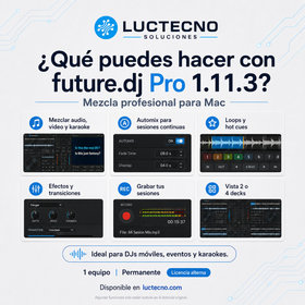 Future.dj Pro 1.11.3 for Mac | DJ, Video Mixing, and Karaoke Software