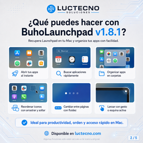 BuhoLaunchpad v1.8.1 for Mac | Visual App Organizer and Classic Launchpad