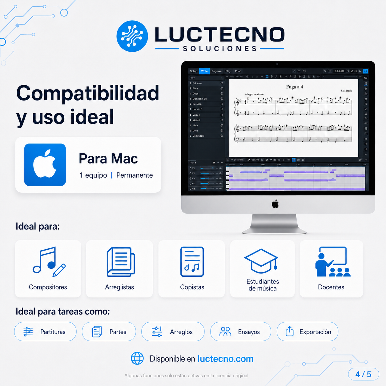 Steinberg Dorico Pro 6.2.2 para Mac | Notación musical, composición y partituras profesionales