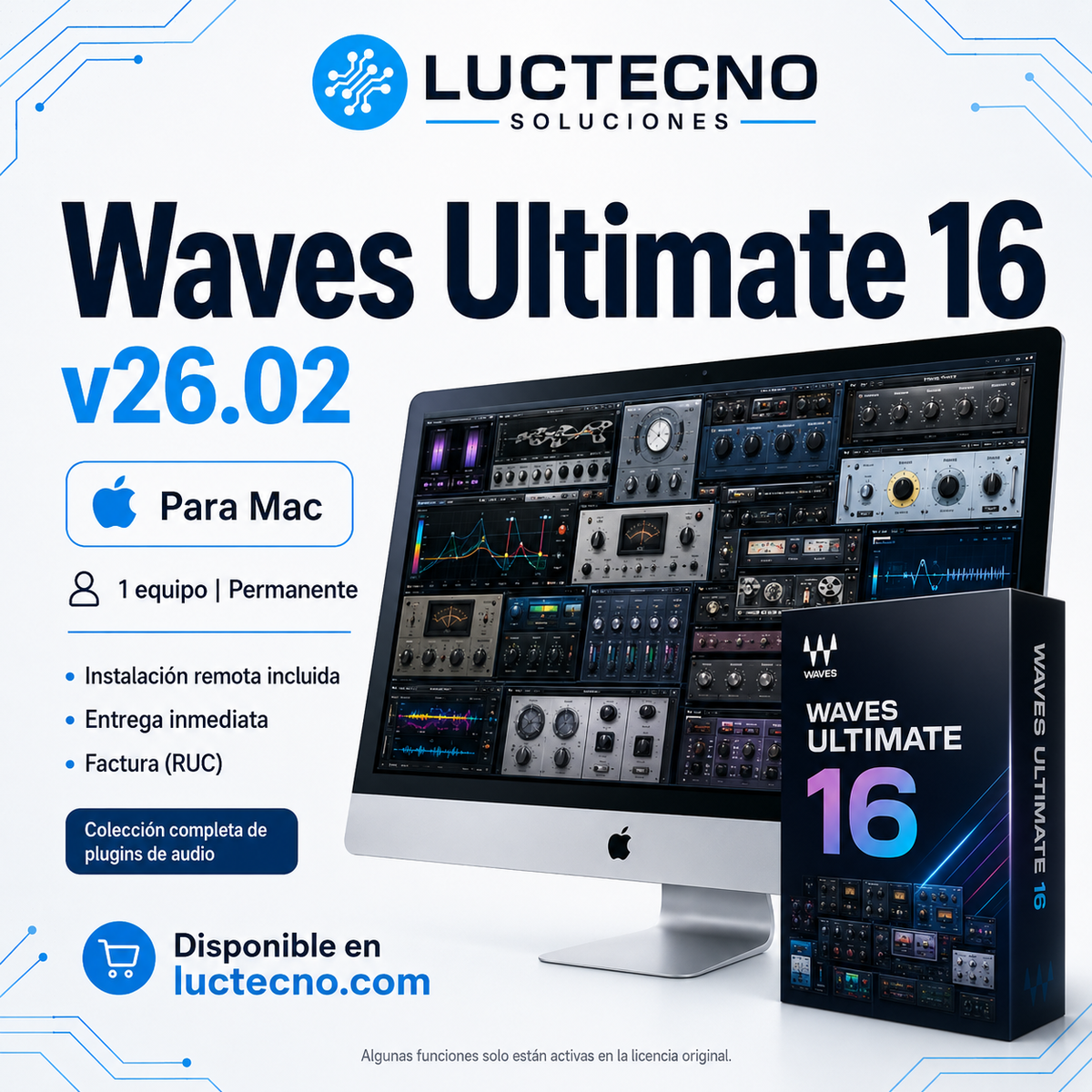 Waves Ultimate 16 v26.02 for Mac | Professional Mixing and Mastering Plugin Bundle