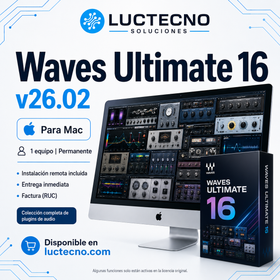 Waves Ultimate 16 v26.02 for Mac | Professional Mixing and Mastering Plugin Bundle