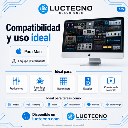 Waves Ultimate 16 v26.02 para Mac | Bundle profesional de plugins para mezcla y mastering
