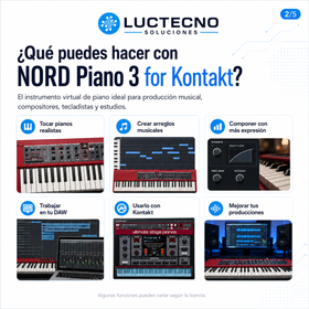 NORD Piano 3 for Kontakt for Mac | Virtual Piano Library for Music Production
