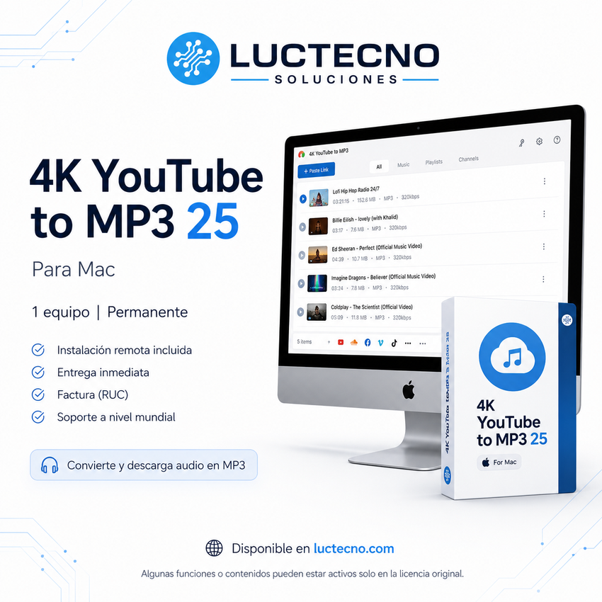 4K YouTube to MP3 25 for Mac | Video to MP3, M4A, and OGG Audio Converter