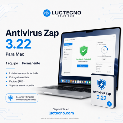 Antivirus Zap 3.22 para Mac | Antivirus, escáner de malware y limpieza de amenazas