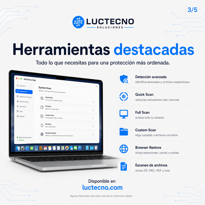 Antivirus Zap 3.22 para Mac | Antivirus, escáner de malware y limpieza de amenazas