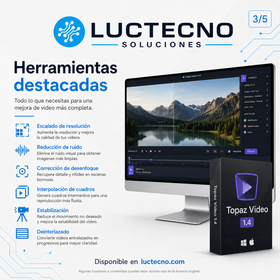Topaz Video 1.4 para Windows y Mac | Mejora de video con IA, escalado y restauración profesional